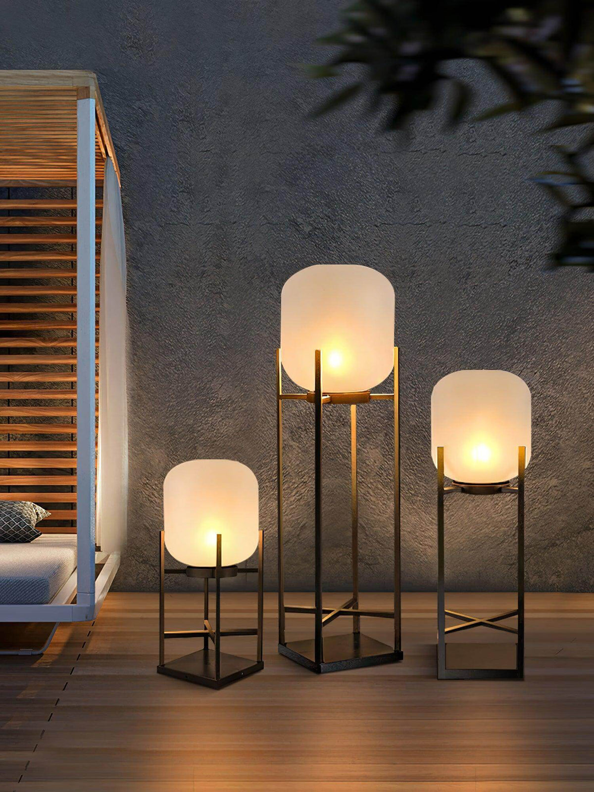 Solar-LED-Terrassen-Laternenpfahl 48 cm, einstellbare Farbtemperatur, Edelstahl, wetterbeständige Garten- und Wegbeleuchtung