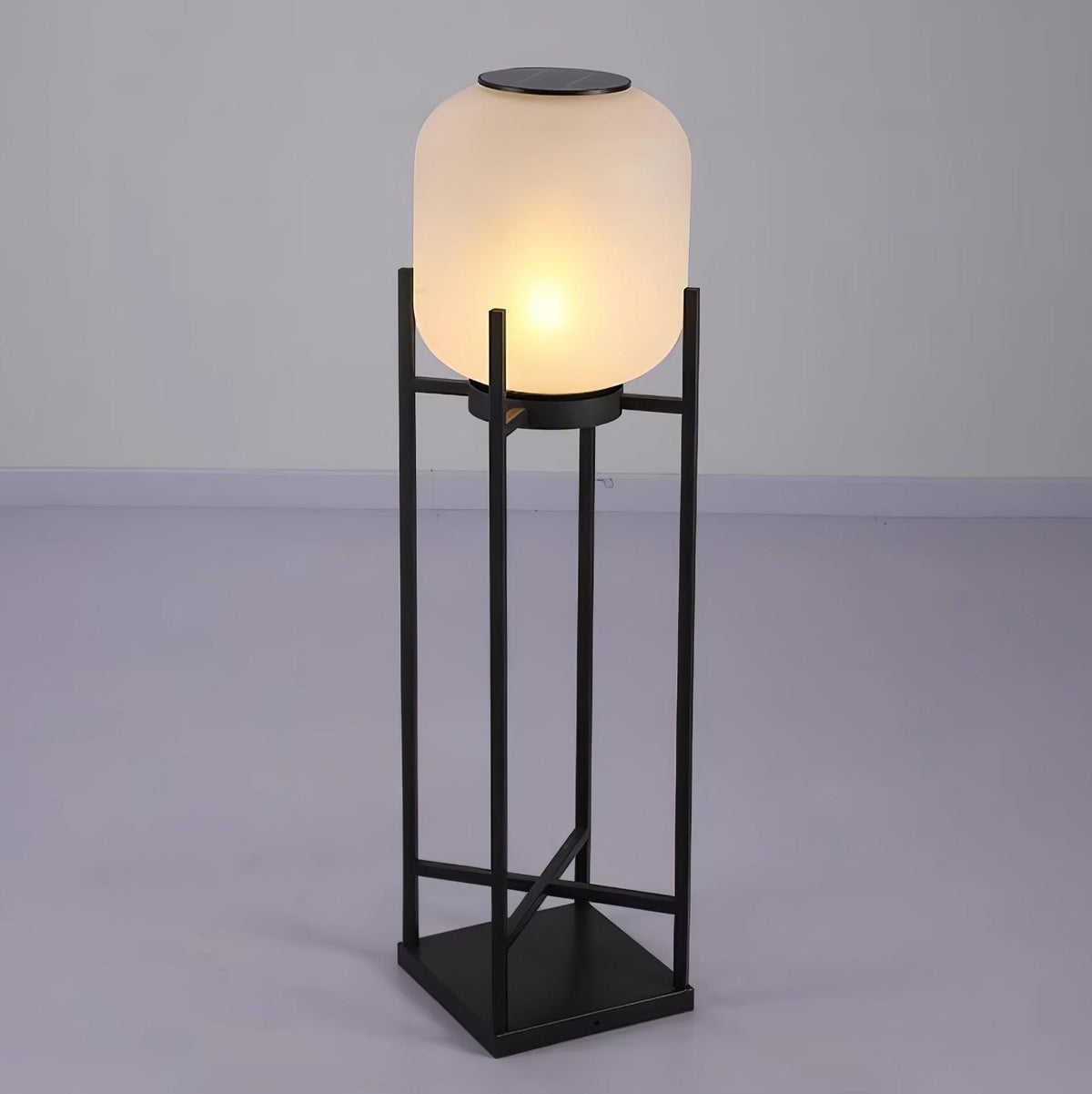 Solar-LED-Terrassen-Laternenpfahl 48 cm, einstellbare Farbtemperatur, Edelstahl, wetterbeständige Garten- und Wegbeleuchtung
