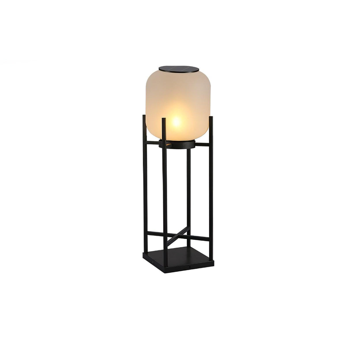Solar-LED-Terrassen-Laternenpfahl 48 cm, einstellbare Farbtemperatur, Edelstahl, wetterbeständige Garten- und Wegbeleuchtung