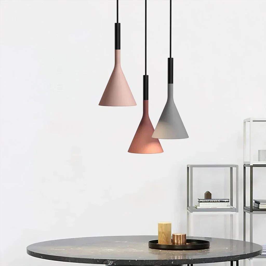 Industrial Concrete Hanging Light 10 in Gray E27 Socket Adjustable Height Ceiling Fixture for Kitchen Island Dining Table Counter Cafe Moder | Thomler