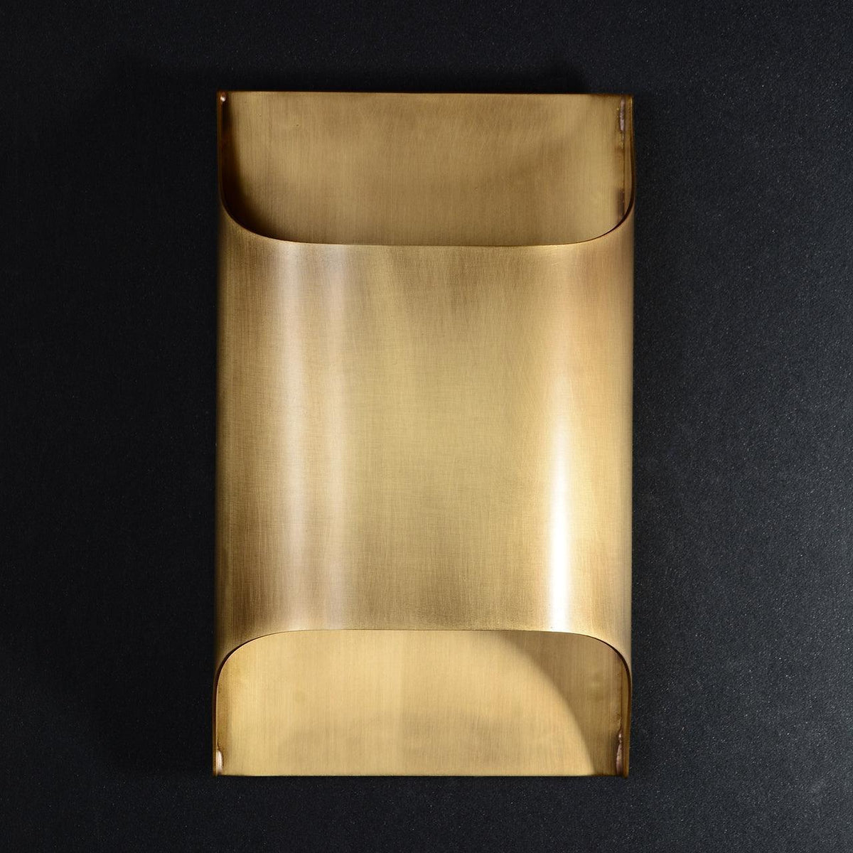 Mid-Century Brass Sconce G9 Socket Indoor Ambient Fixture 10 in Square for Bedroom Hallway Living Room Accent Lighting Warm Glow | Thomler