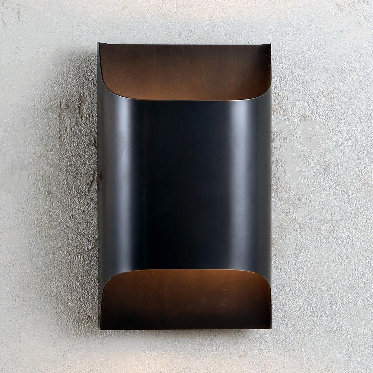 Mid-Century Brass Sconce G9 Socket Indoor Ambient Fixture 10 in Square for Bedroom Hallway Living Room Accent Lighting Warm Glow | Thomler