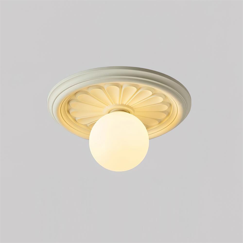 Acryl Plafonnière 35 cm Beige Slaapkamer Woonkamer Decoratieve Armatuur Laag Profiel Wandlamp Sfeerverlichting | Thomler