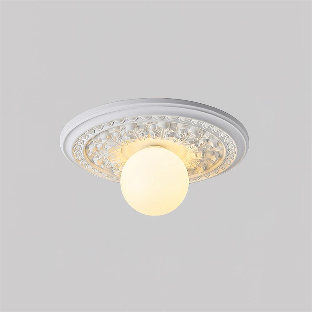 Acryl Plafonnière 35 cm Beige Slaapkamer Woonkamer Decoratieve Armatuur Laag Profiel Wandlamp Sfeerverlichting | Thomler