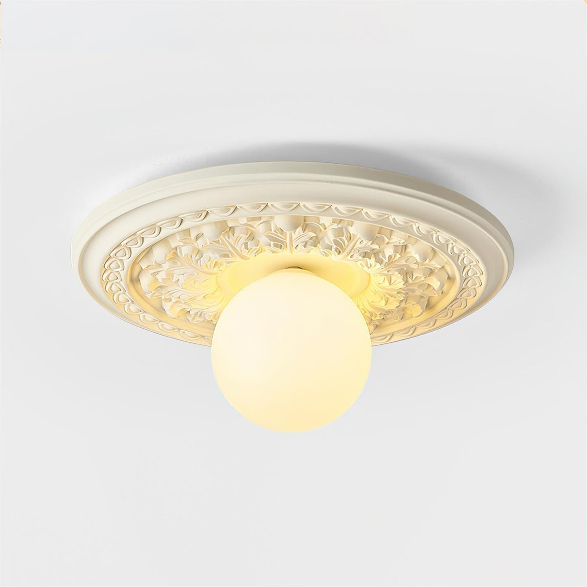 Acryl Plafonnière 35 cm Beige Slaapkamer Woonkamer Decoratieve Armatuur Laag Profiel Wandlamp Sfeerverlichting | Thomler