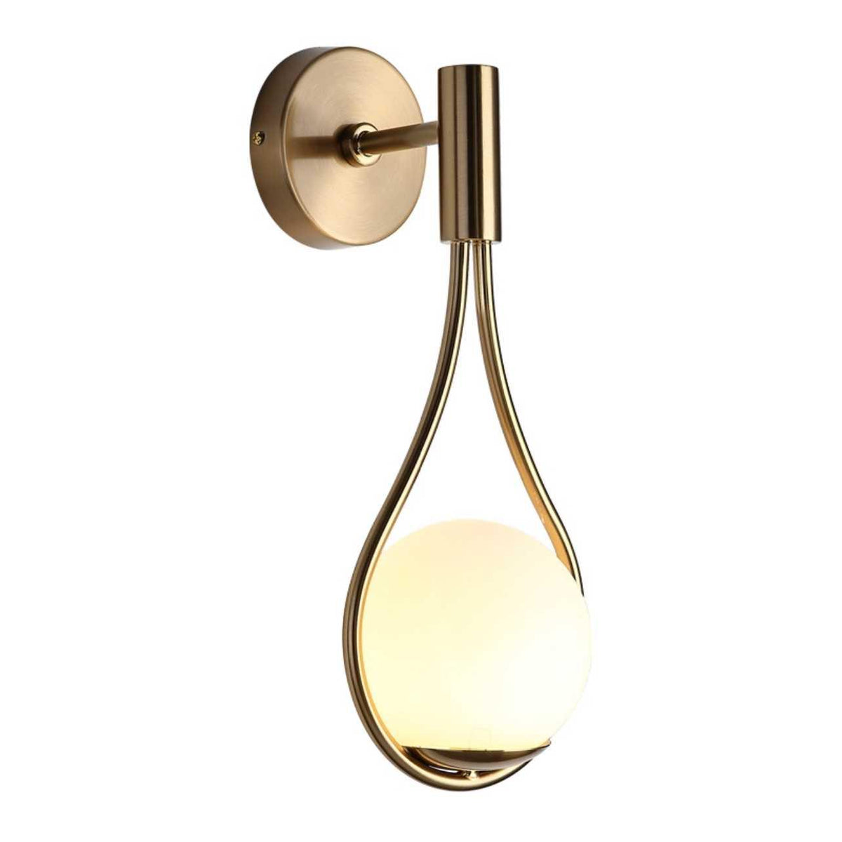 Metalen wandlamp met minimalistisch lineair ontwerp voor slaapkamer, woonkamer en hal – Modern Scandinavisch armatuur in zwart, goud | Thomler