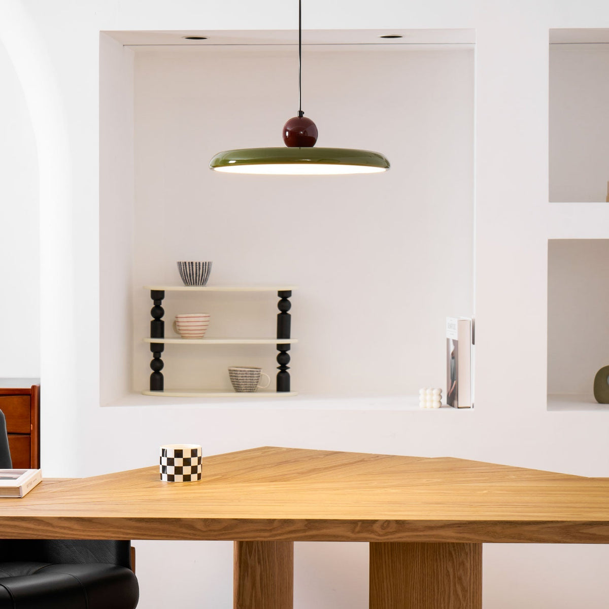 Lámpara de techo LED redonda de montaje empotrado con temperatura de color ajustable para isla de cocina, comedor, dormitorio, sala de estar, diseño moderno | Thomler