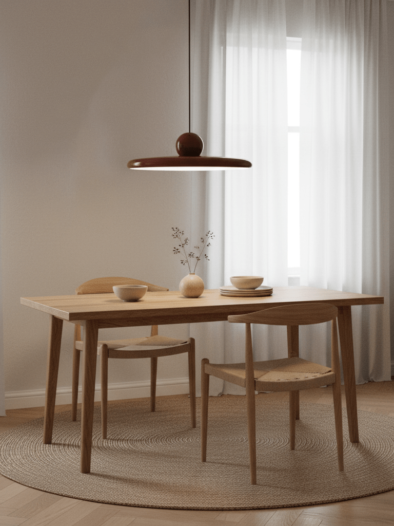 Lámpara de techo LED redonda de montaje empotrado con temperatura de color ajustable para isla de cocina, comedor, dormitorio, sala de estar, diseño moderno | Thomler