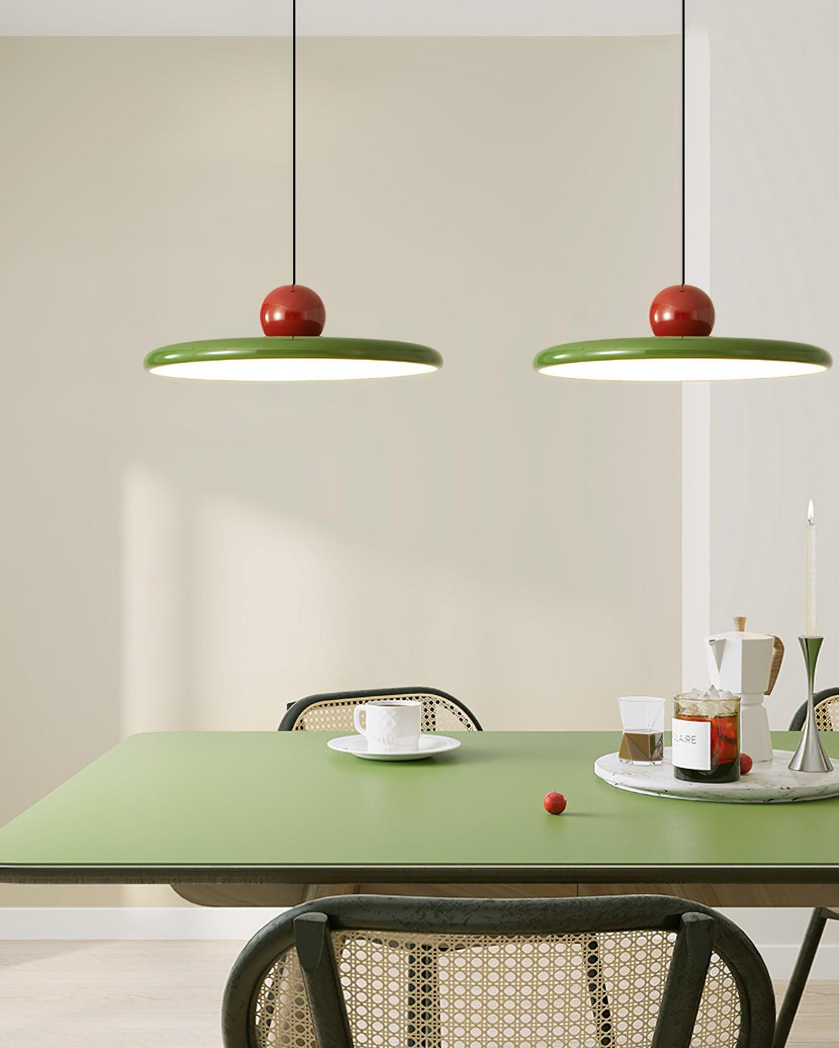 Lámpara de techo LED redonda de montaje empotrado con temperatura de color ajustable para isla de cocina, comedor, dormitorio, sala de estar, diseño moderno | Thomler