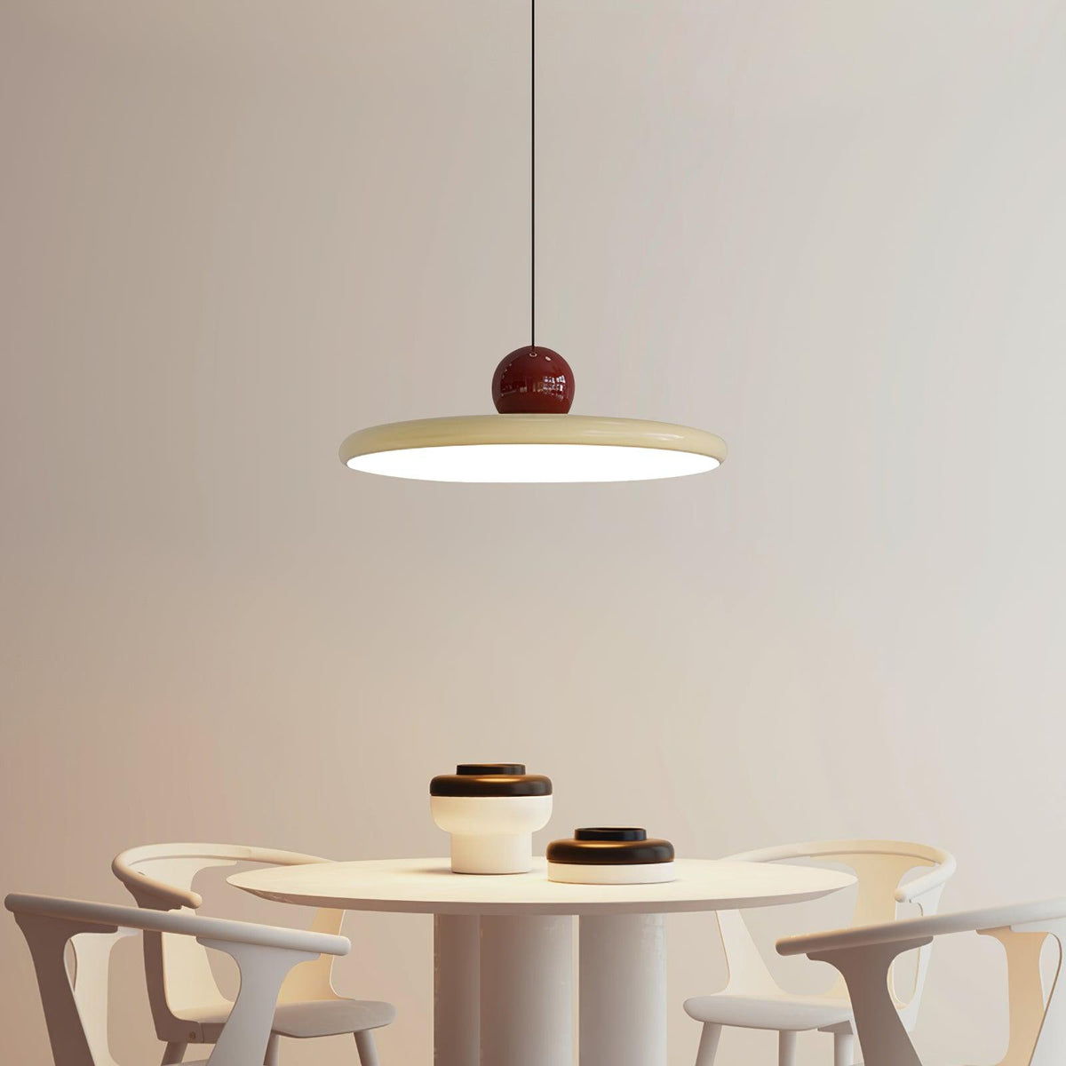 Lámpara de techo LED redonda de montaje empotrado con temperatura de color ajustable para isla de cocina, comedor, dormitorio, sala de estar, diseño moderno | Thomler