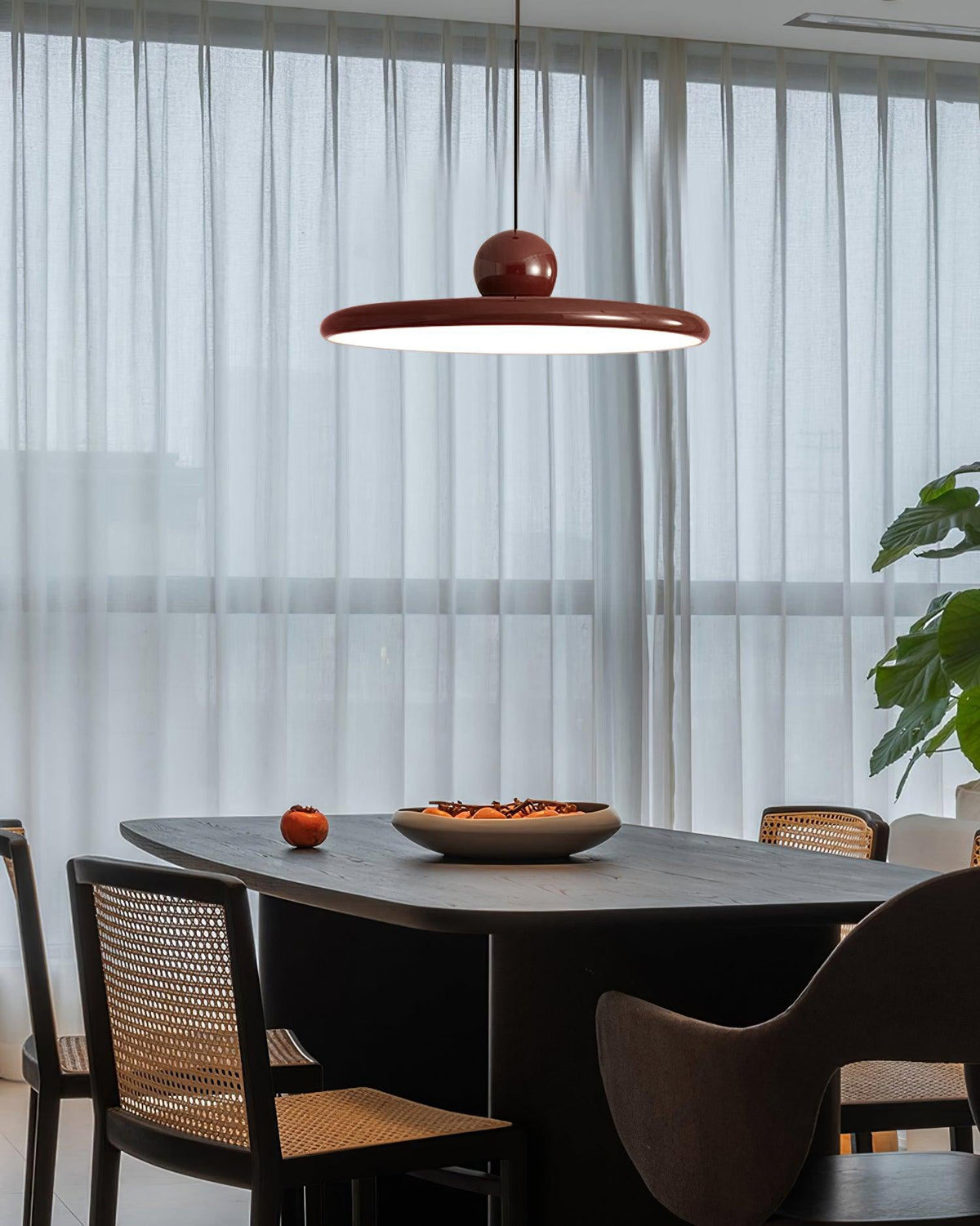 Lámpara de techo LED redonda de montaje empotrado con temperatura de color ajustable para isla de cocina, comedor, dormitorio, sala de estar, diseño moderno | Thomler