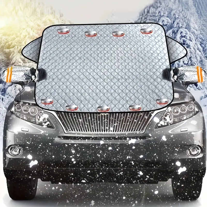Winterbestendige magnetische voorruitafdekking