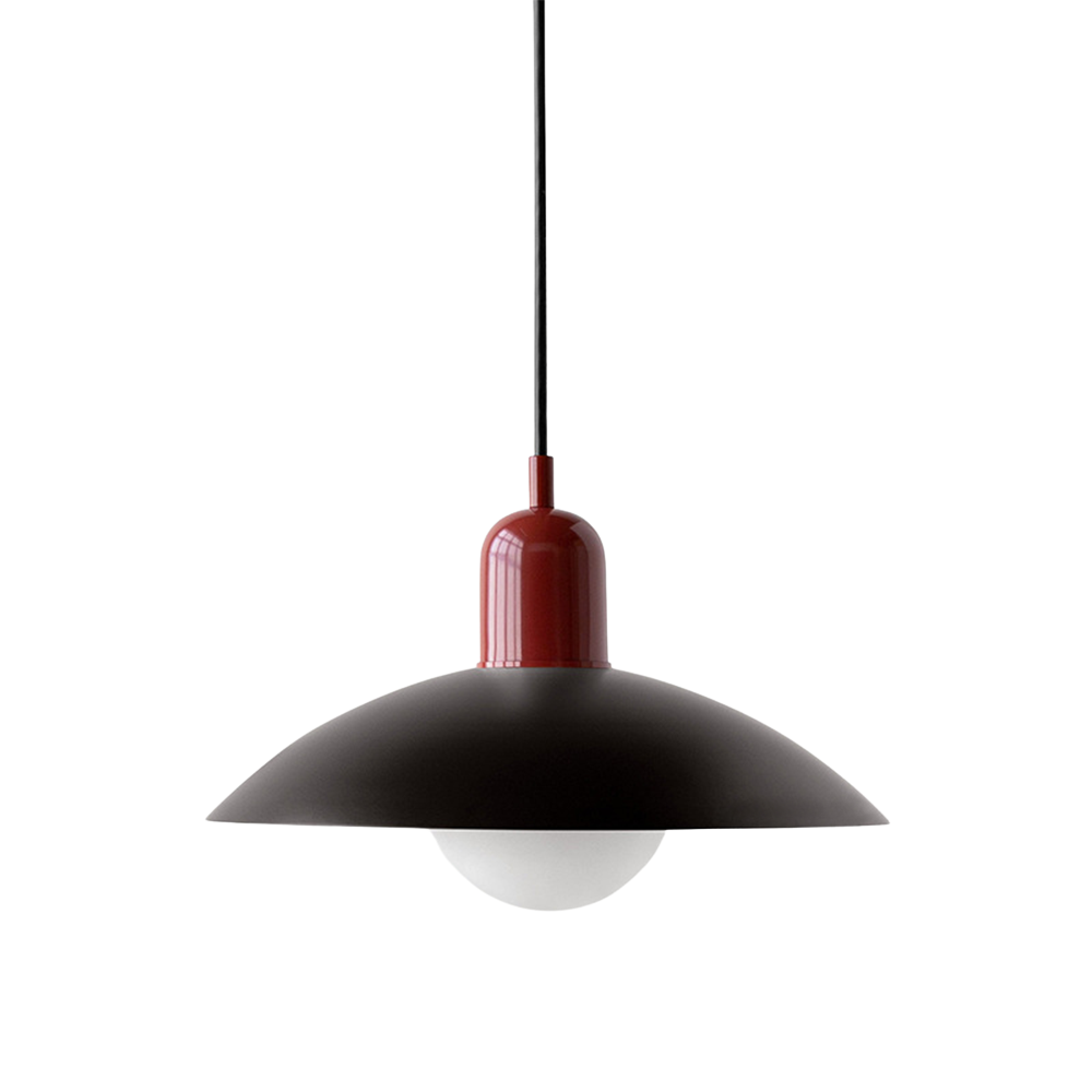 Iron Dome Hanglamp 32 cm Verstelbare Kabel Warm LED Keukeneiland Eetkamer Plafondarmatuur Moderne Tweekleurige Hanglamp voor Conte | Thomler