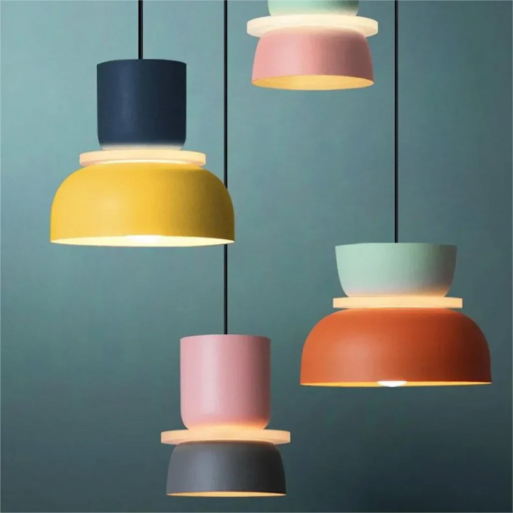 Multi-Layer Acrylic Ceiling Fixture E27 Socket 11.4 Inch Diameter Nordic Style Over Island Counter Breakfast Nook Entryway Suspended Lamp fo | Thomler