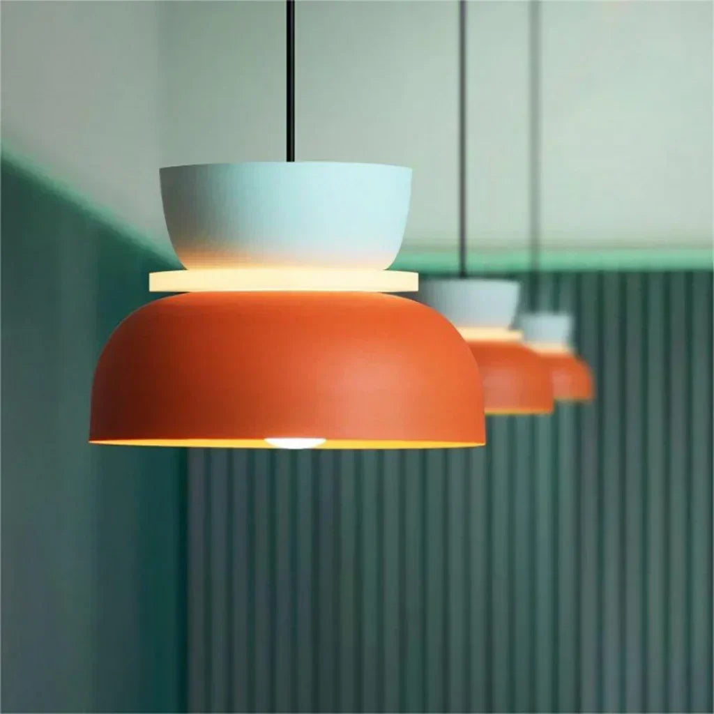 Multi-Layer Acrylic Ceiling Fixture E27 Socket 11.4 Inch Diameter Nordic Style Over Island Counter Breakfast Nook Entryway Suspended Lamp fo | Thomler