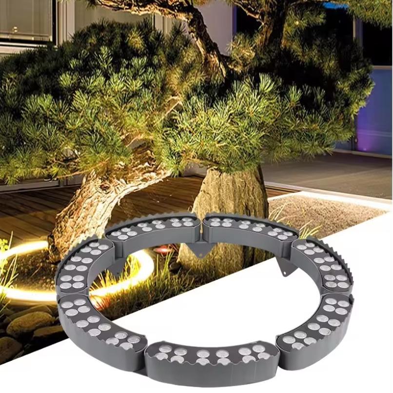 Outdoor LED Landscape Spotlight for Trees & Gardens | Aluminum Ground Light with Warm Glow | Pathway Accent Lighting | Weatherproof Garden U | Thomler