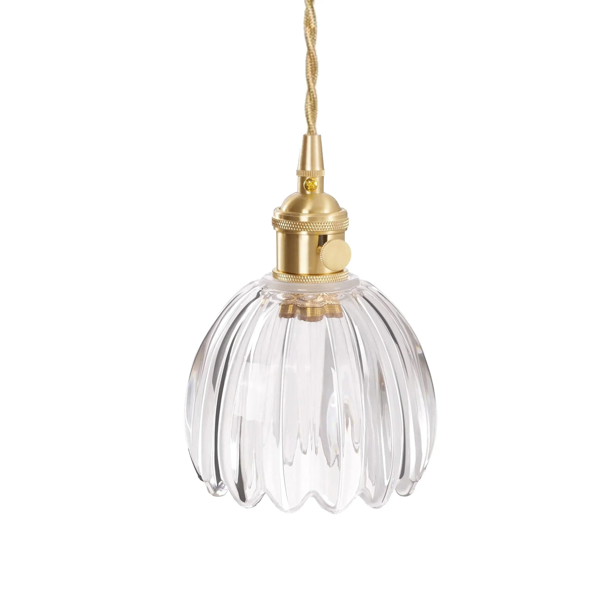 Hanging Glass Ceiling Fixture Floral Petal Shade 10 Inch E27 Socket Modern Kitchen Dining Room Overhead Lighting for Islands Counters Nooks | Thomler