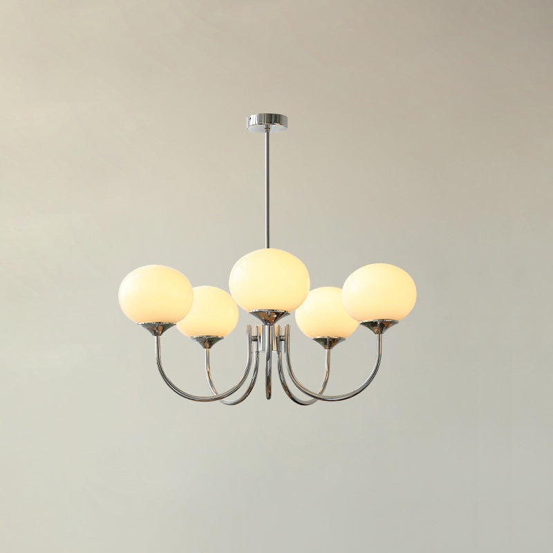 Multi-Globe Suspended Fixture Iron & Tinted Glass Shades E27 Socket for Kitchen Island Dining Area Living Space Bedroom Overhead Illuminatio | Thomler
