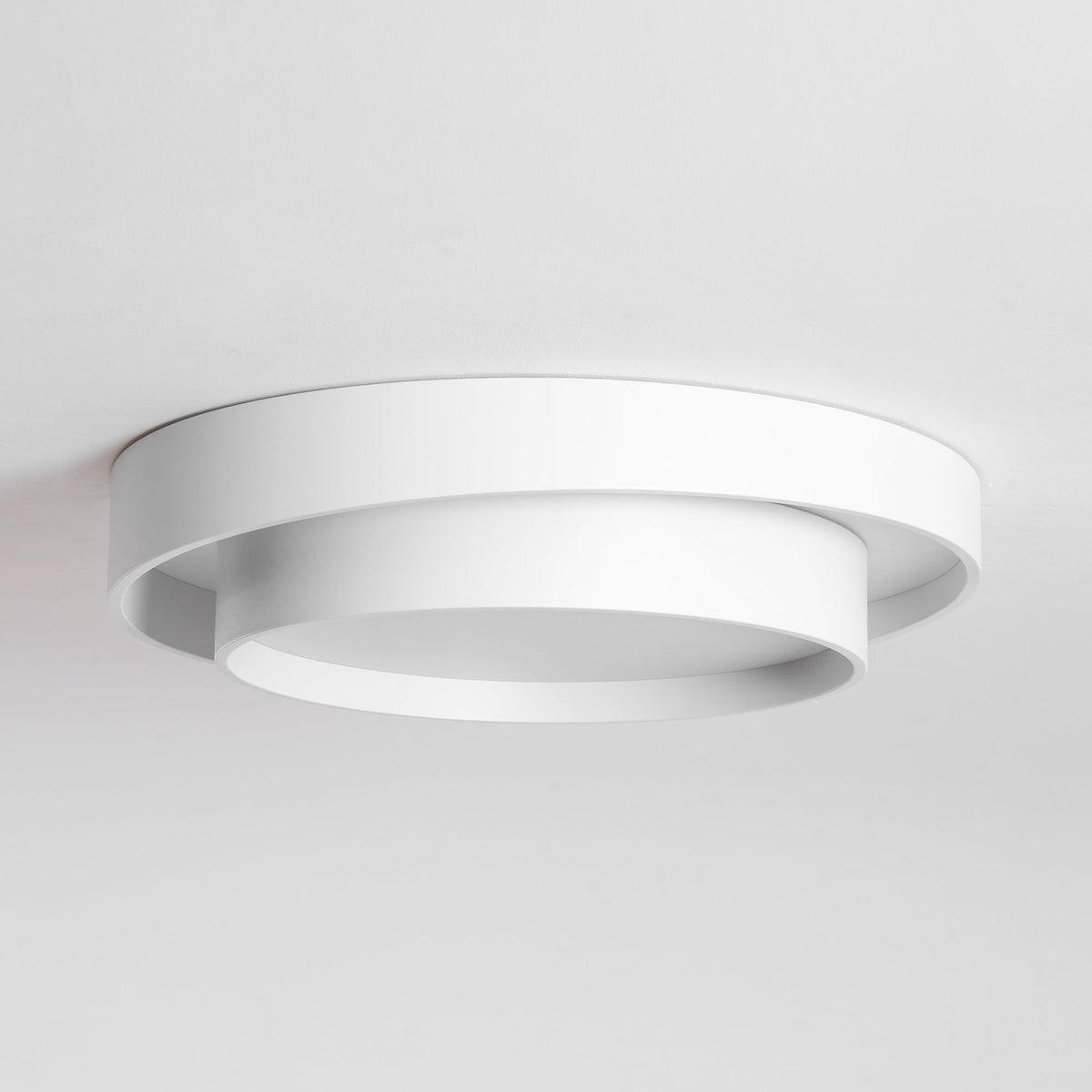 Runde LED-Deckenleuchte, flach, Metall, Weiß, 16 20 24 Zoll für Schlafzimmer, Wohnzimmer, Büro, moderne, flache Deckenbeleuchtung 3000K 4000K | Thomler