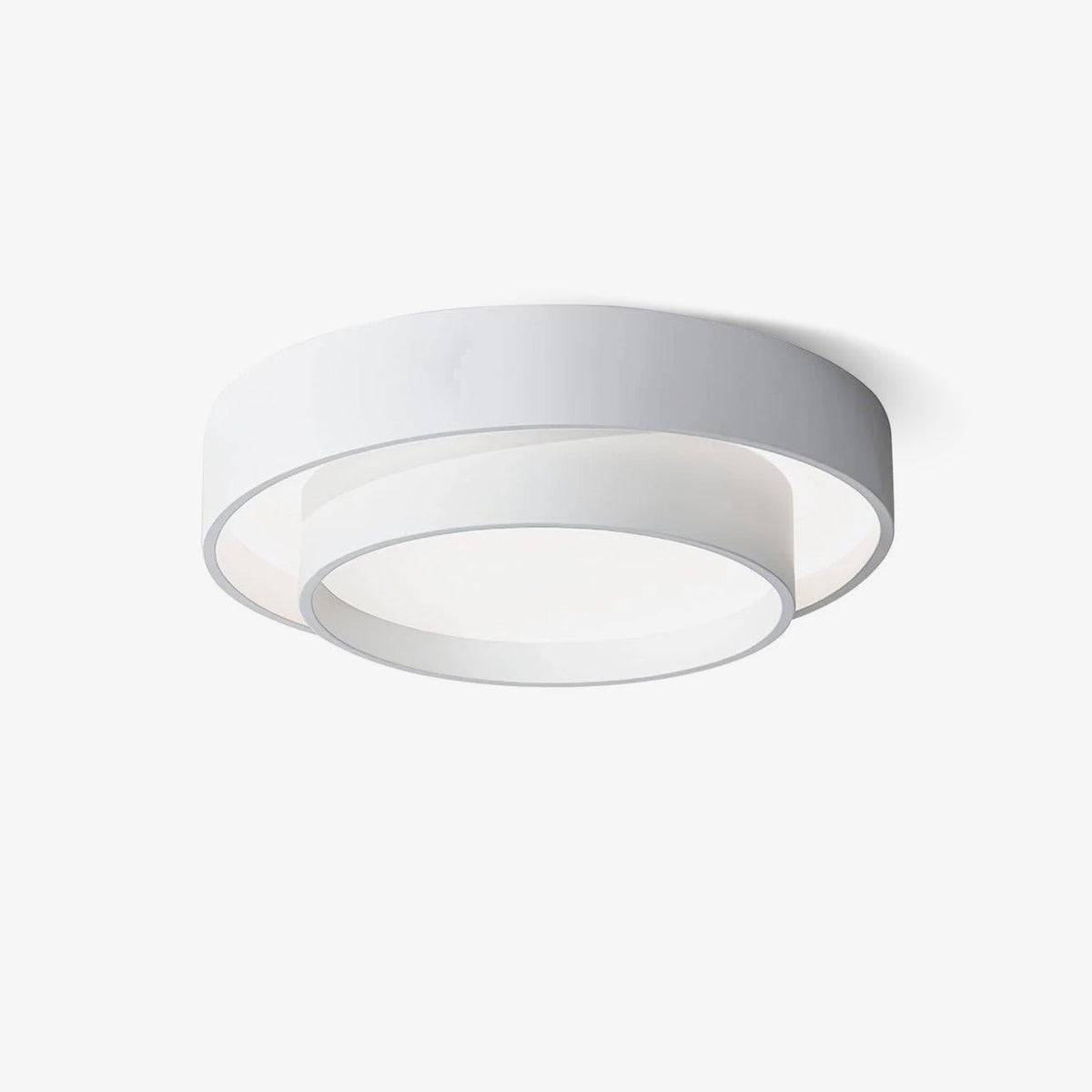 Runde LED-Deckenleuchte, flach, Metall, Weiß, 16 20 24 Zoll für Schlafzimmer, Wohnzimmer, Büro, moderne, flache Deckenbeleuchtung 3000K 4000K | Thomler
