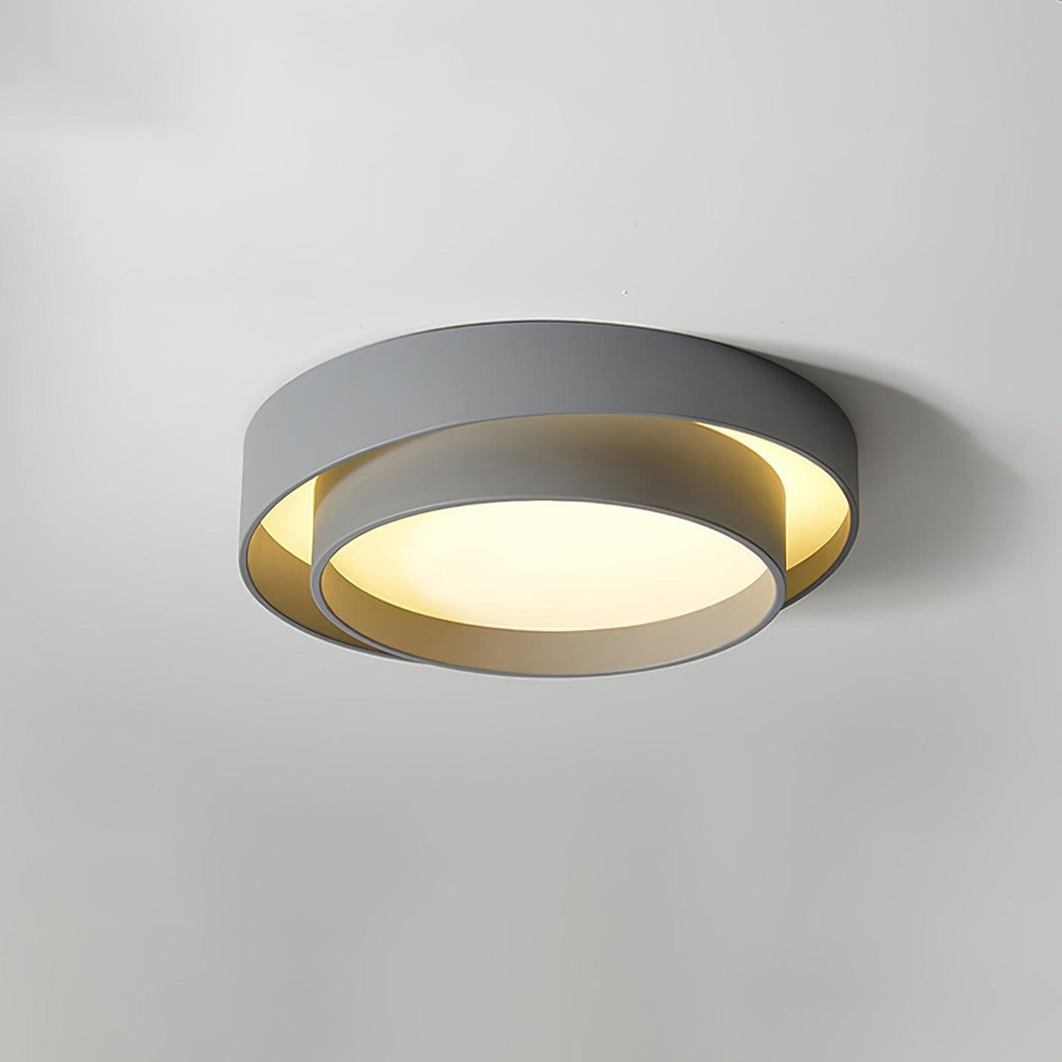 Runde LED-Deckenleuchte, flach, Metall, Weiß, 16 20 24 Zoll für Schlafzimmer, Wohnzimmer, Büro, moderne, flache Deckenbeleuchtung 3000K 4000K | Thomler