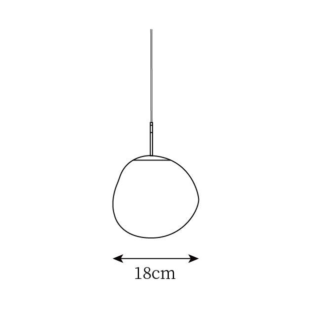Hanging Dome Shade with Reflective Finish – Adjustable Drop Fixture for Kitchen Island, Dining Room, Bedroom – Metal Construction with E26 S | Thomler