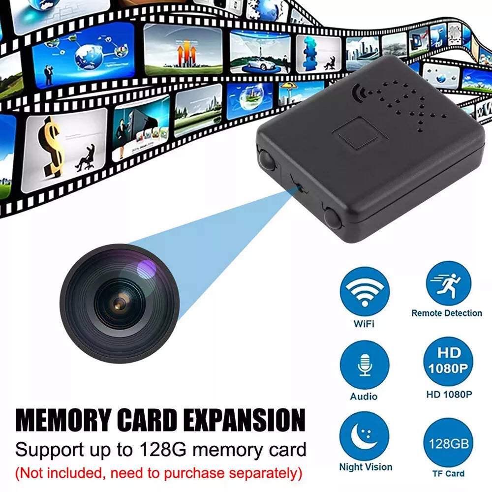 Micro HD Video Camera with WiFi and Audio
