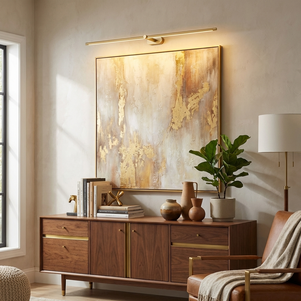 Lámpara de espejo de baño LED de 27 pulgadas, aplique de pared recargable y regulable, inalámbrico, color negro y dorado, accesorio de tocador con control táctil para baño de visitas
