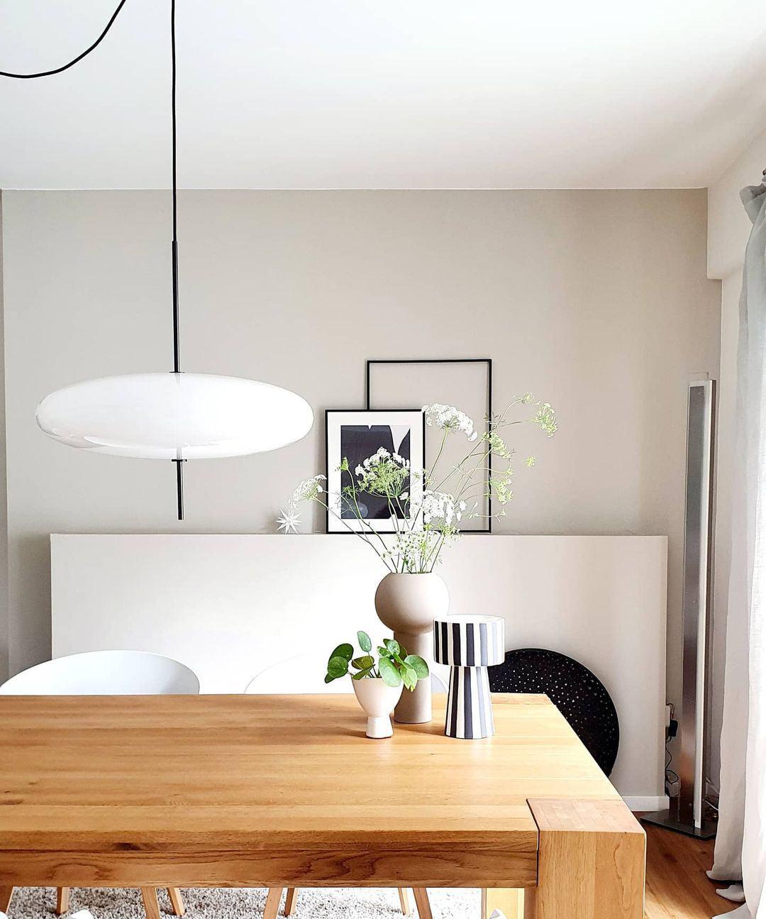Decken-Pendelleuchte, weißer Polymerschirm, höhenverstellbar, modern, für Esszimmer, Küche, Wohnzimmer, Hängeleuchte, E26/E27-Fassung, 30 cm | Thomler