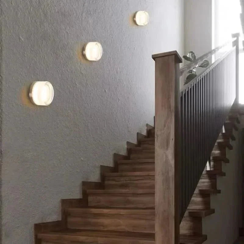 Dimmable LED Sconce 12 Inch Aluminum Adjustable Brightness Fixture for Bedside Reading Hallway Entryway Staircase Ambient Glow Modern Minima | Thomler