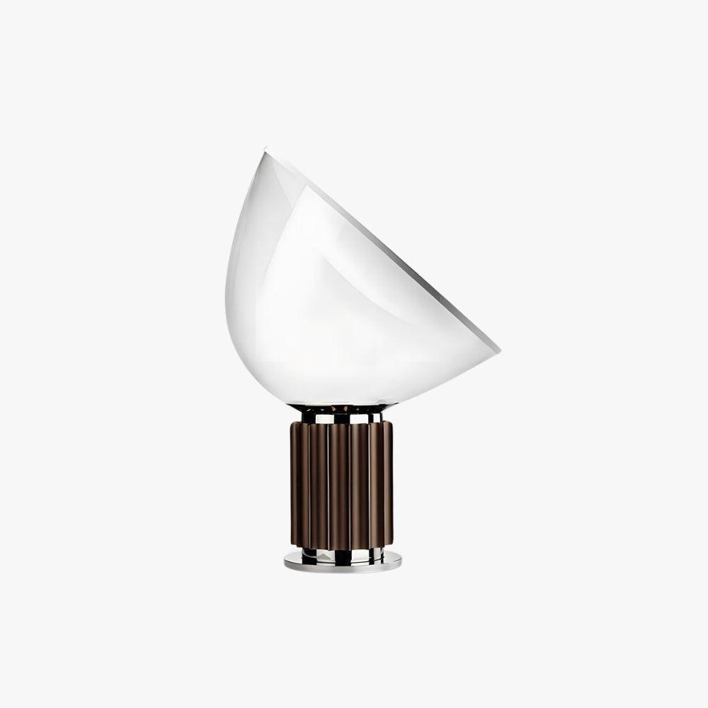 Adjustable Desk Lamp with Glass Shade for Bedroom Office Reading Room Ambient Light Fixture Contemporary Aluminum Design US Voltage 110-120V | Thomler