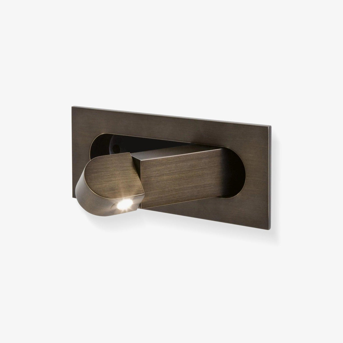 Aplique de pared LED giratorio con interruptor de botón para lectura nocturna enfocada en espacios compactos | Thomler