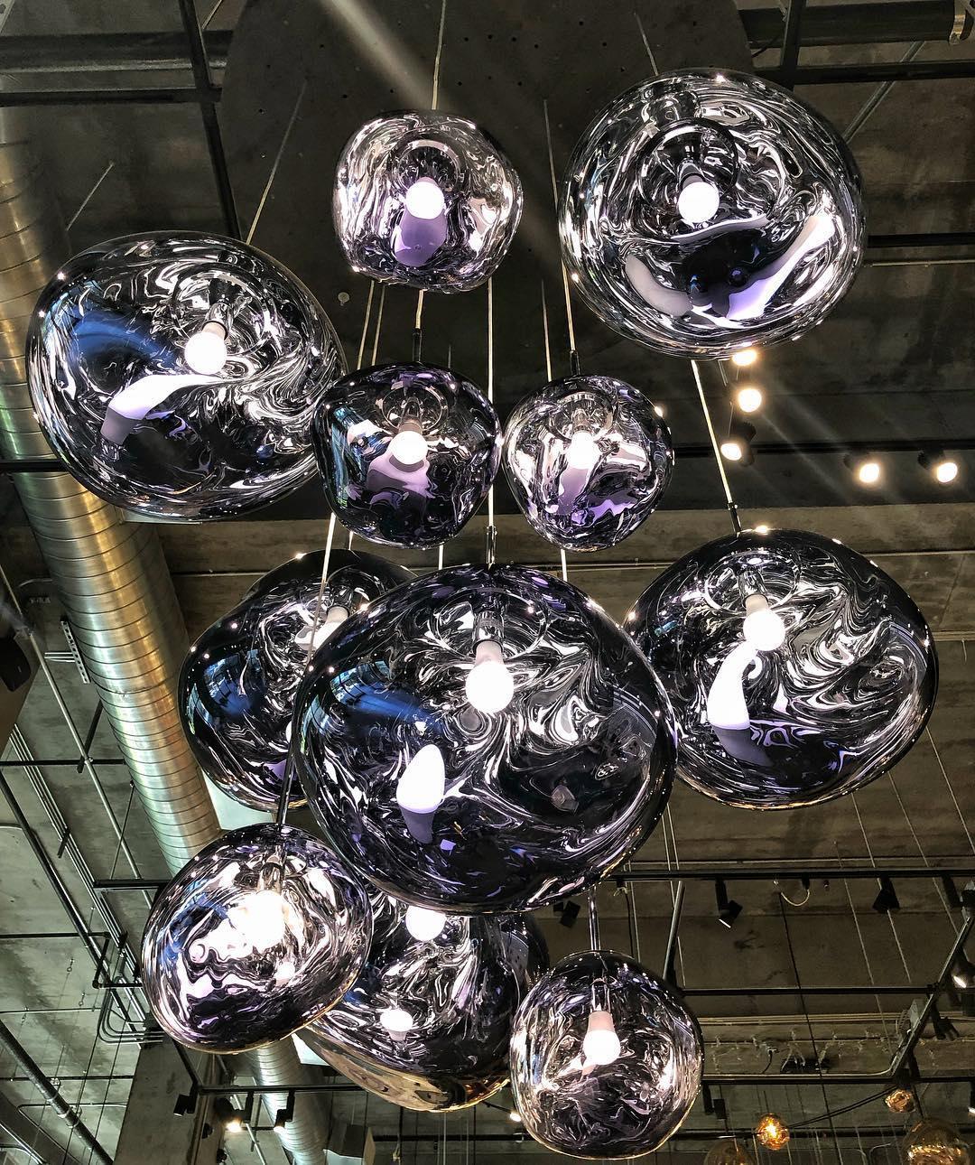 Reflektierende Globe-Pendelleuchte mit verstellbarer Abhängung | Metall-Hängelampe für Kücheninsel, Esszimmer und Wohnbereich | Verfügbar