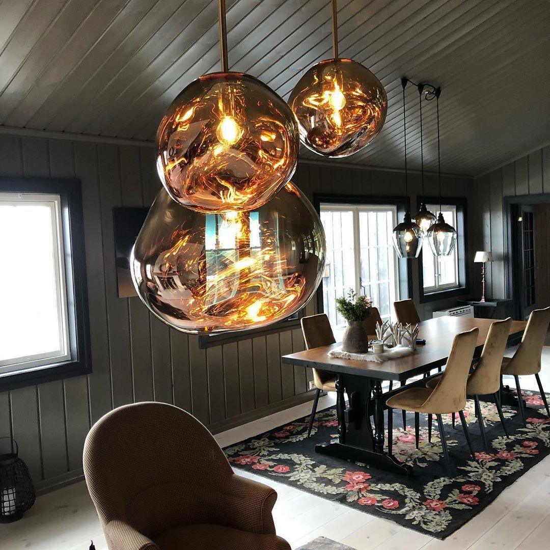 Reflektierende Globe-Pendelleuchte mit verstellbarer Abhängung | Metall-Hängelampe für Kücheninsel, Esszimmer und Wohnbereich | Verfügbar