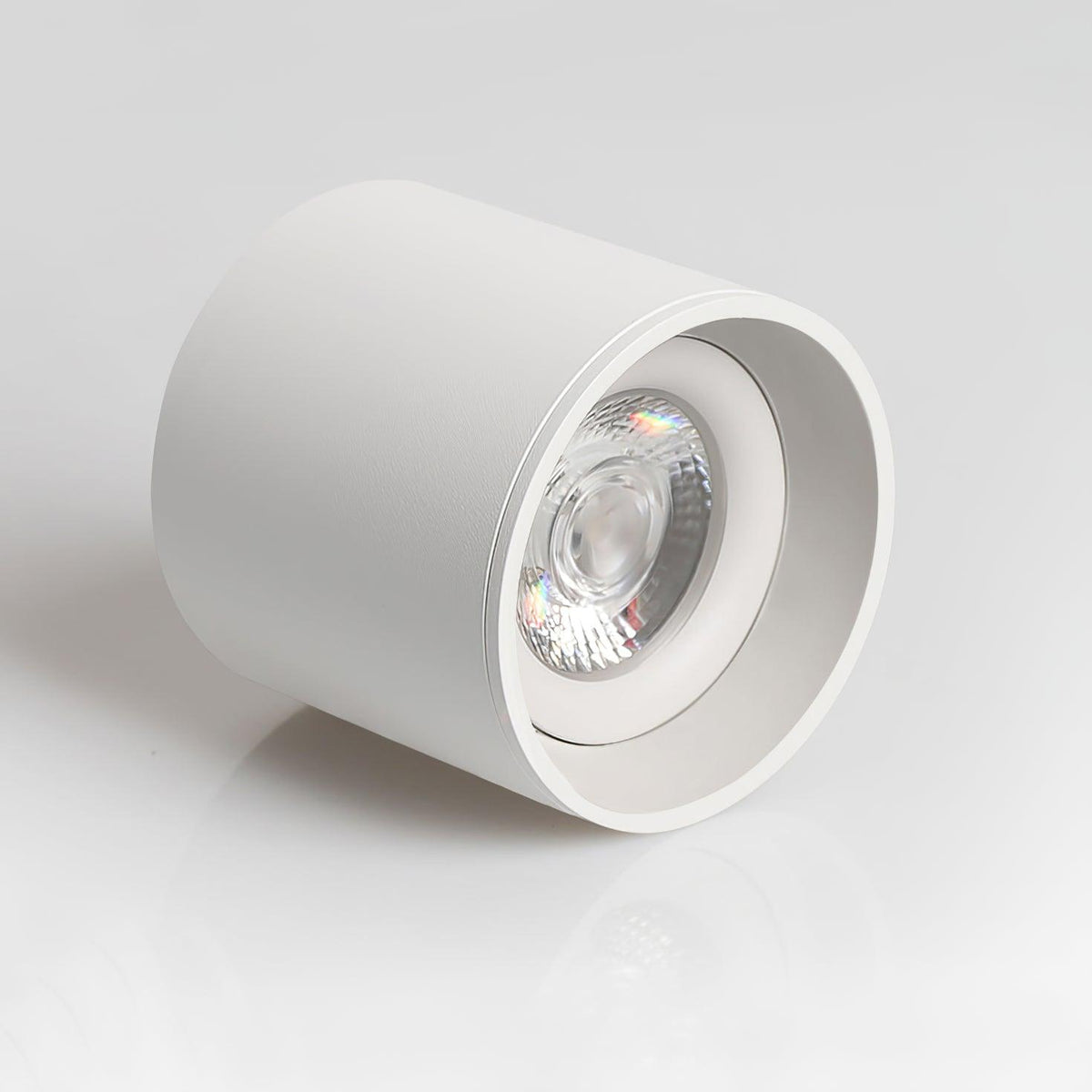 Compact LED Flush Mount Light 3×3 in Aluminum Surface Fixture Bedroom Hallway Kitchen Ceiling Wall Sconce 7W Warm Neutral Cool White Indoor