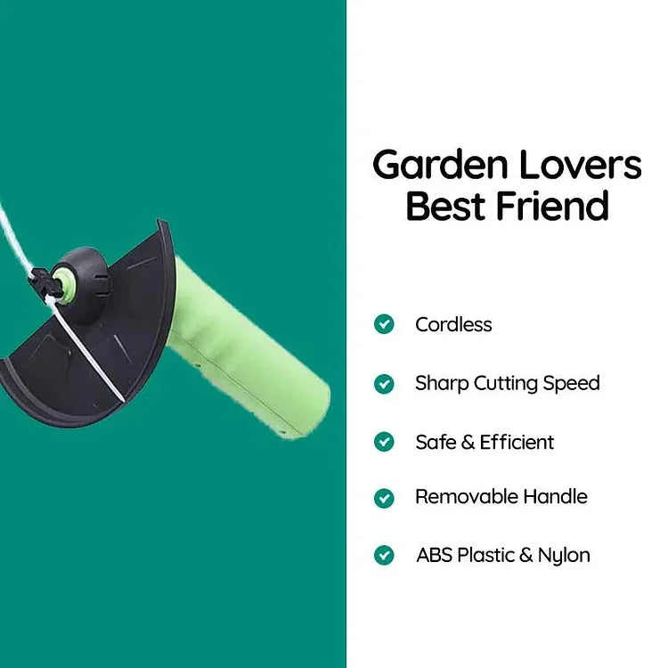 Battery-Powered Cordless Grass Edge Trimmer for Lawn Borders & Tight Spaces – Lightweight Precision Edging Tool for Fences, Walkways, Garden | Thomler