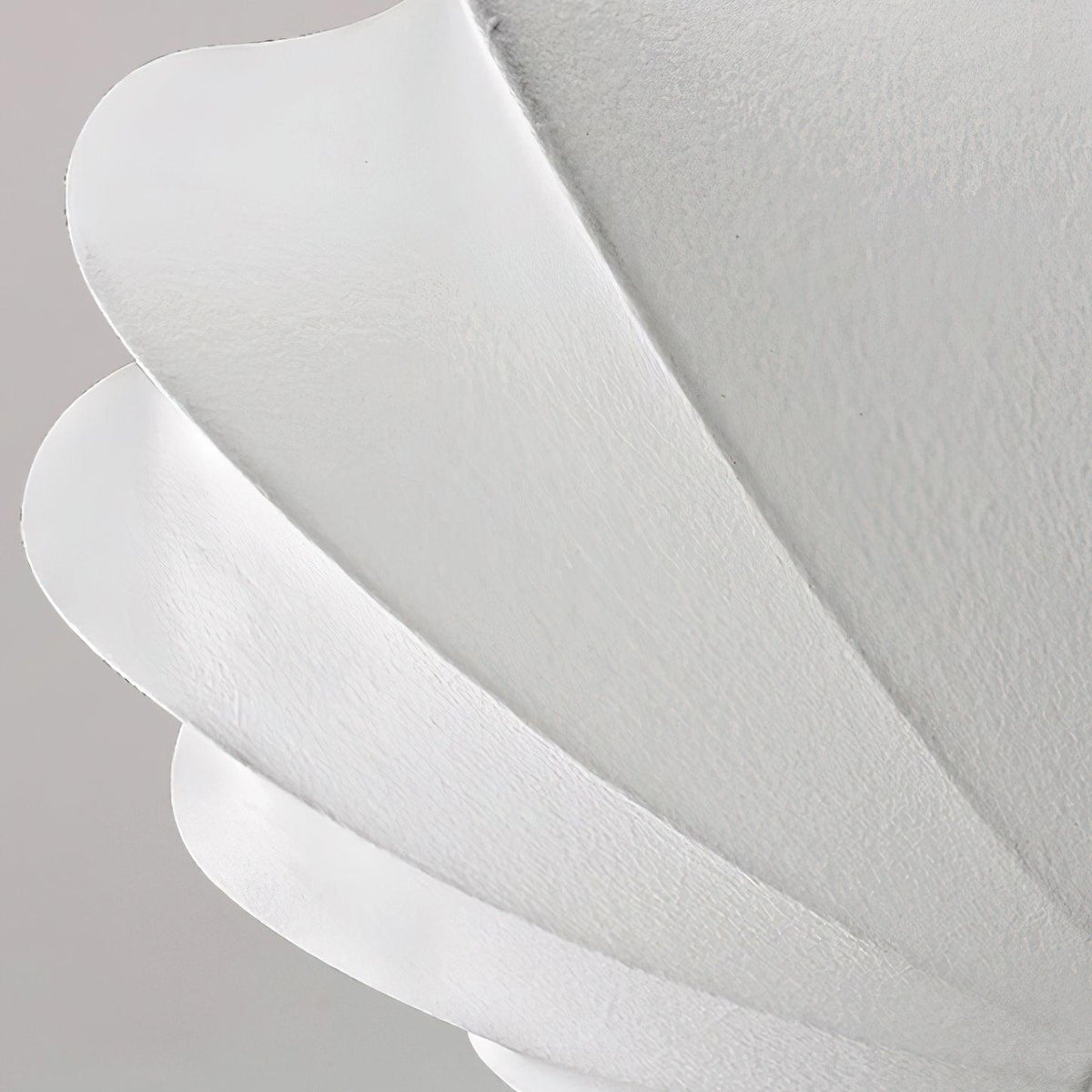 Flush Mount Pendant with Silk Shade White Metal Base for Bedroom Living Room Hallway Soft Glow E26 Socket 40W Compatible Wall or Ceiling Ins | Thomler