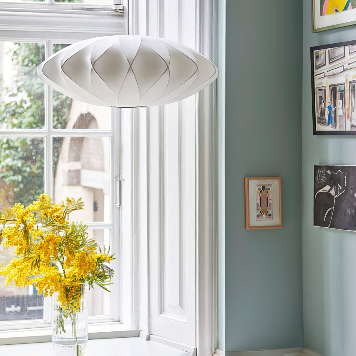 Stalen draadgaas plafondlamp 20 inch wit voor kookeiland eetkamer moderne hanglamp verstelbaar snoer E26 fitting