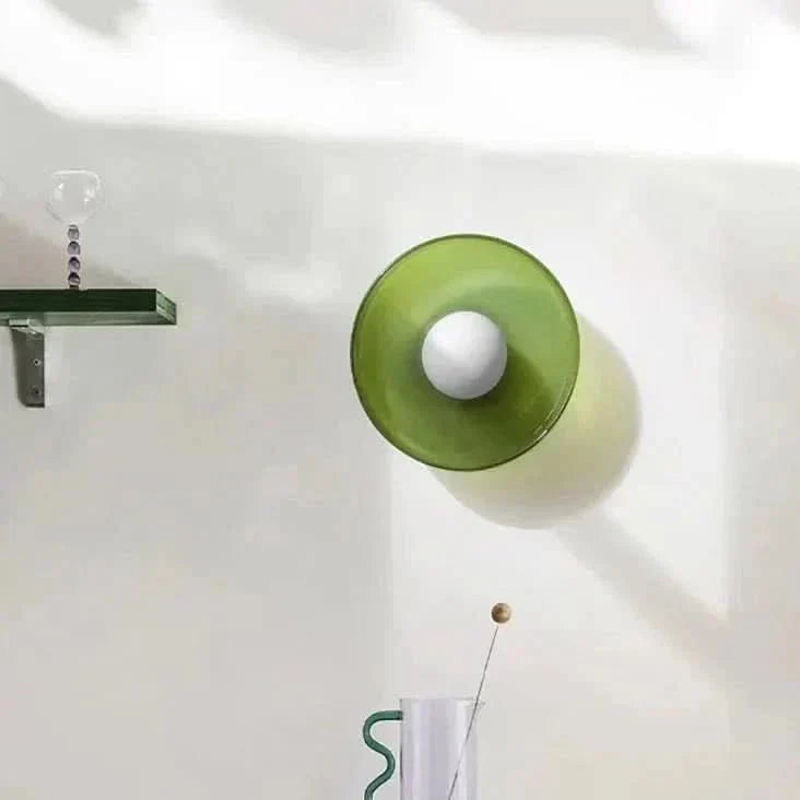 12-inch glazen opbouwplafondlamp, geschikt voor led, voor keuken, slaapkamer, woonkamer, minimalistisch Scandinavisch modern verlichtingsarmatuur | Thomler