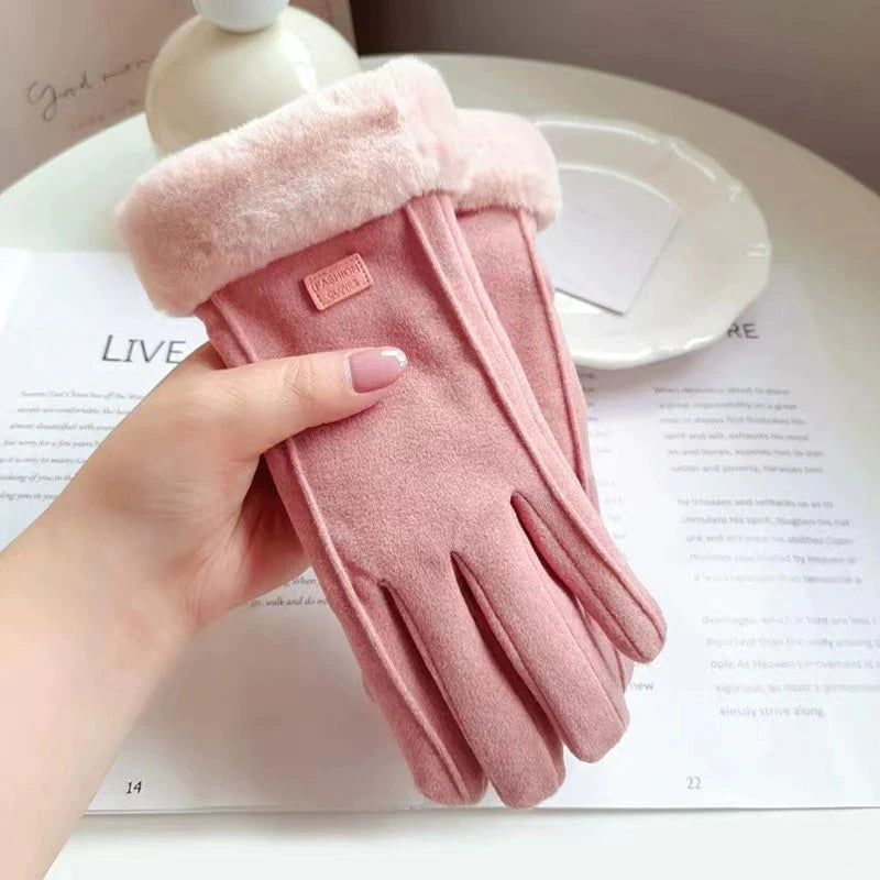 Women's Battery-Heated Gloves with Touch Screen Fingertips – Winter Hand Warmers