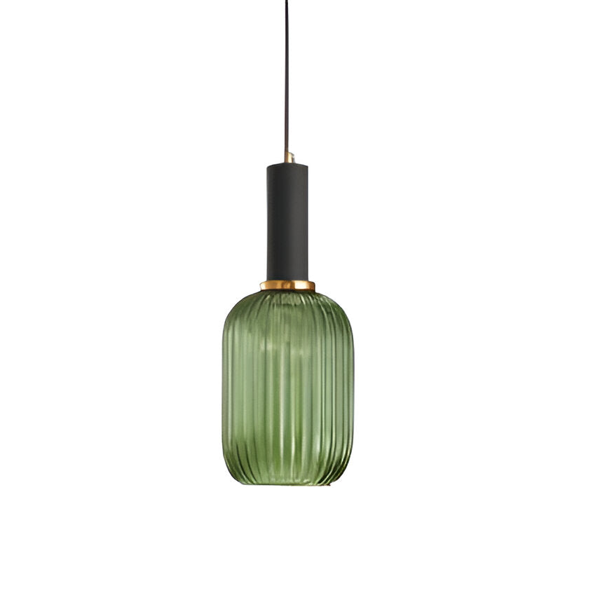 Lámpara de techo de cristal tintado con casquillo E27, pantalla de 12 pulgadas para comedor, isla de cocina, bar, salón, cable ajustable, diseño de inspiración escandinava | Thomler