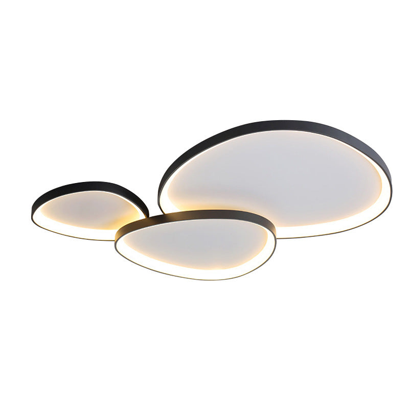 Moderne flache LED-Deckenleuchte, 89 x 61 cm rechteckiges Paneel für Schlafzimmer, Wohnzimmer, Esszimmer, sanftes weißes Deckenlicht, flaches Design S | Thomler