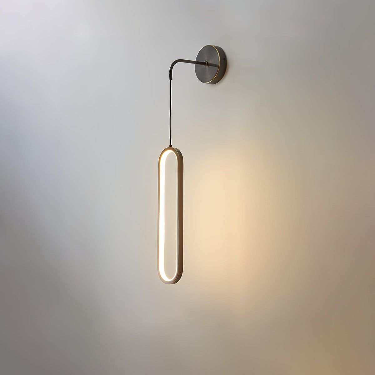 Vertical LED Sconce Light 27 Inch Contemporary Adjustable Color Temperature Fixture for Hallways Bedrooms Living Rooms Modern Acrylic Shade | Thomler
