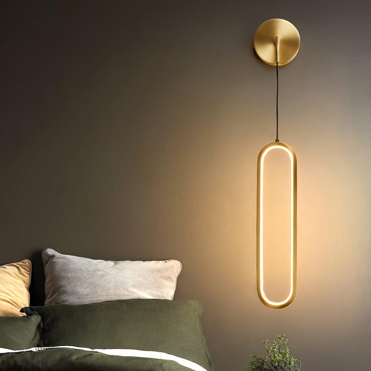 Vertical LED Sconce Light 27 Inch Contemporary Adjustable Color Temperature Fixture for Hallways Bedrooms Living Rooms Modern Acrylic Shade | Thomler