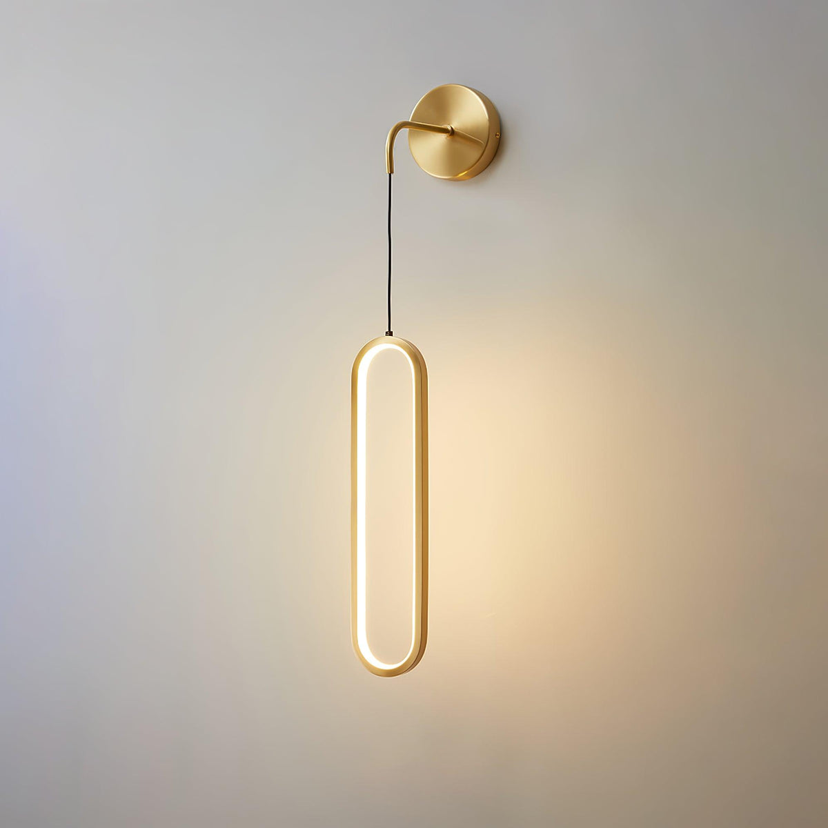 Vertical LED Sconce Light 27 Inch Contemporary Adjustable Color Temperature Fixture for Hallways Bedrooms Living Rooms Modern Acrylic Shade | Thomler