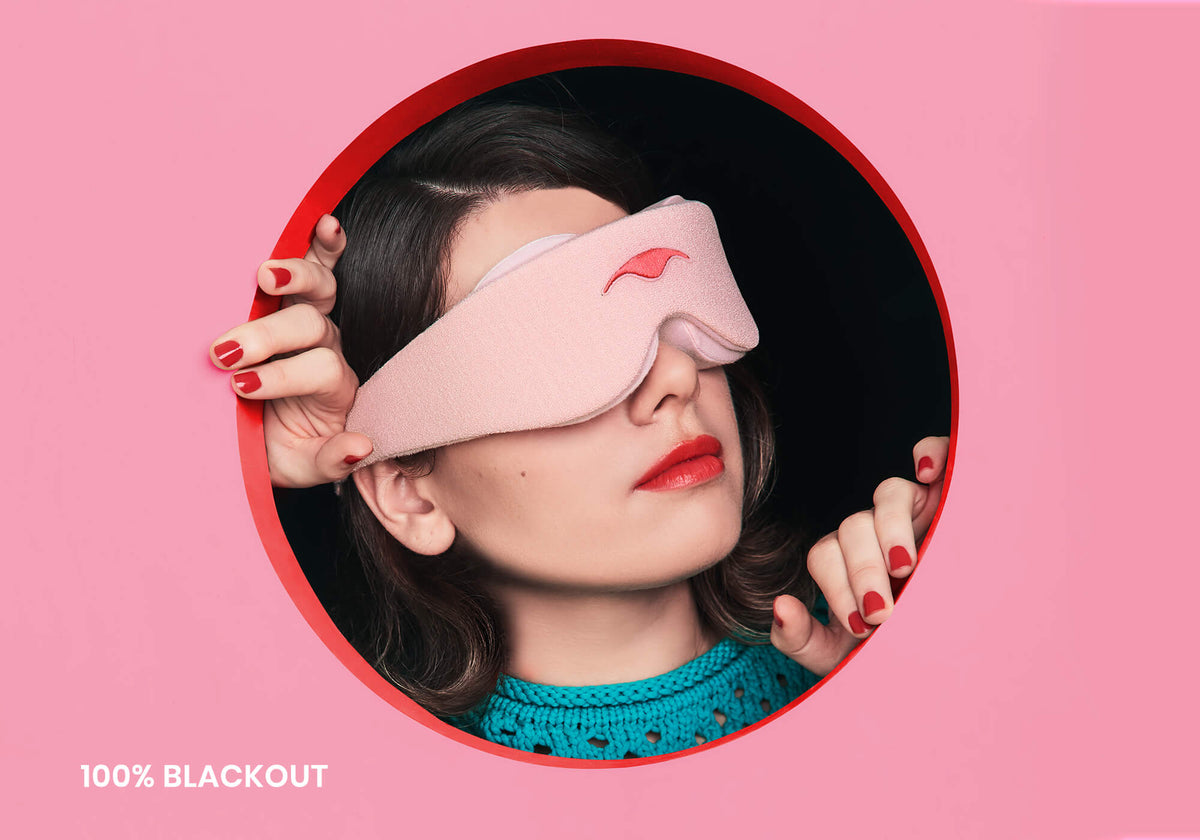 Adjustable Blackout Sleep Mask 2-Pack