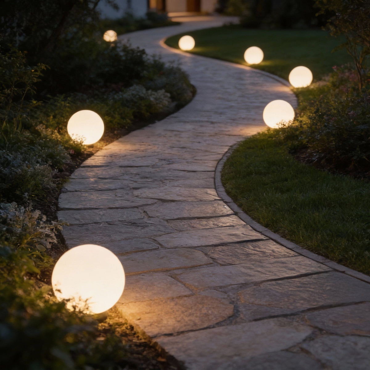 Draagbare LED-bollamp met afstandsbediening, 4 kleurmodi, 25-50 cm, oplaadbare draadloze bolvormige verlichting voor woonkamer, slaapkamer, nachtkastje | Thomler