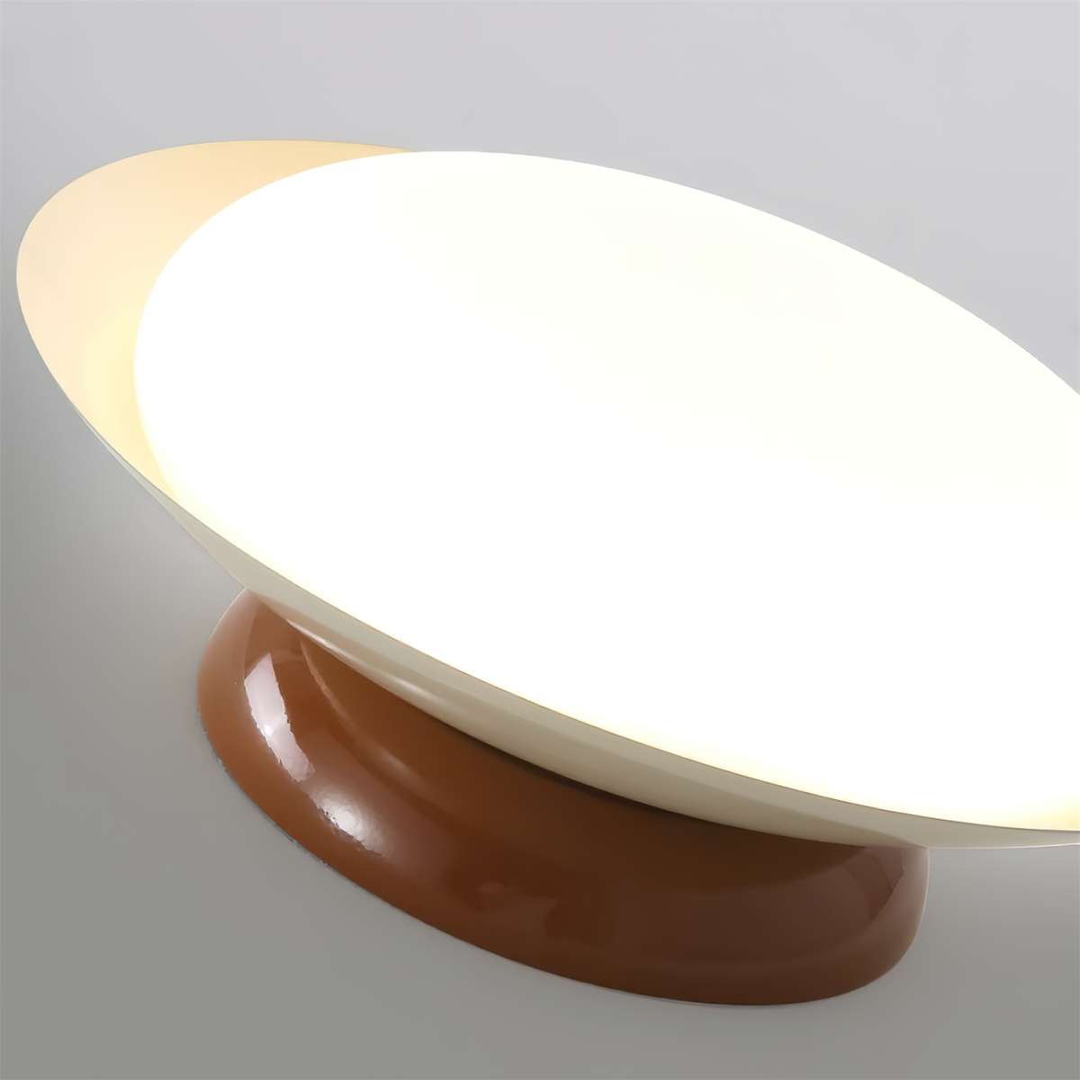 Lámpara de techo LED empotrable de 10 pulgadas con estructura metálica verde y marrón para cocina, baño o patio cubierto