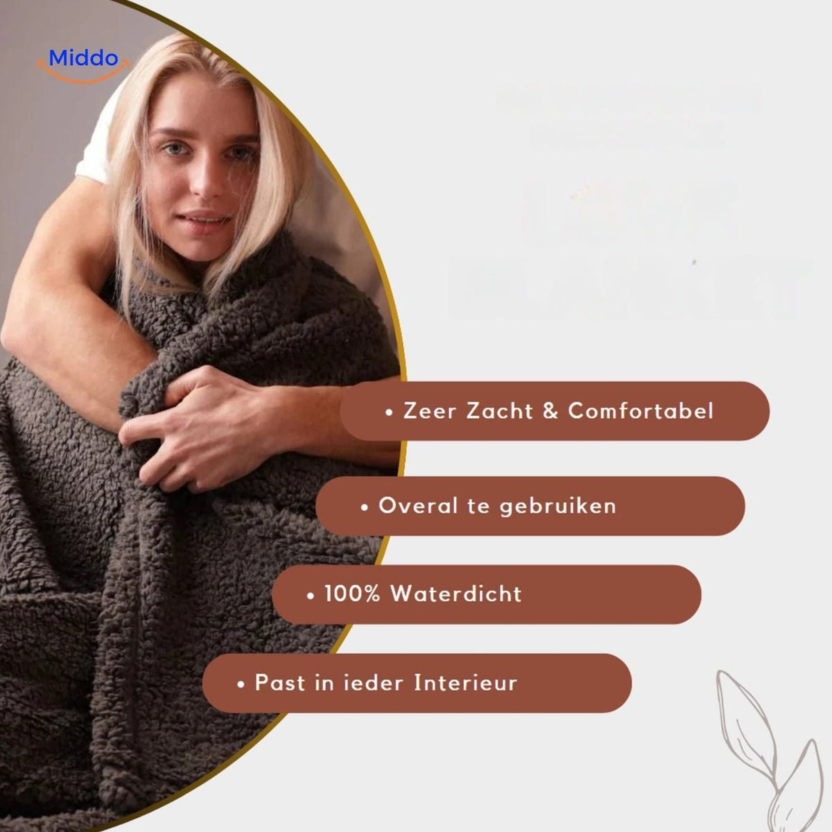Waterproof Velour Throw Blanket – Plush Cotton Cover for Bed & Sofa