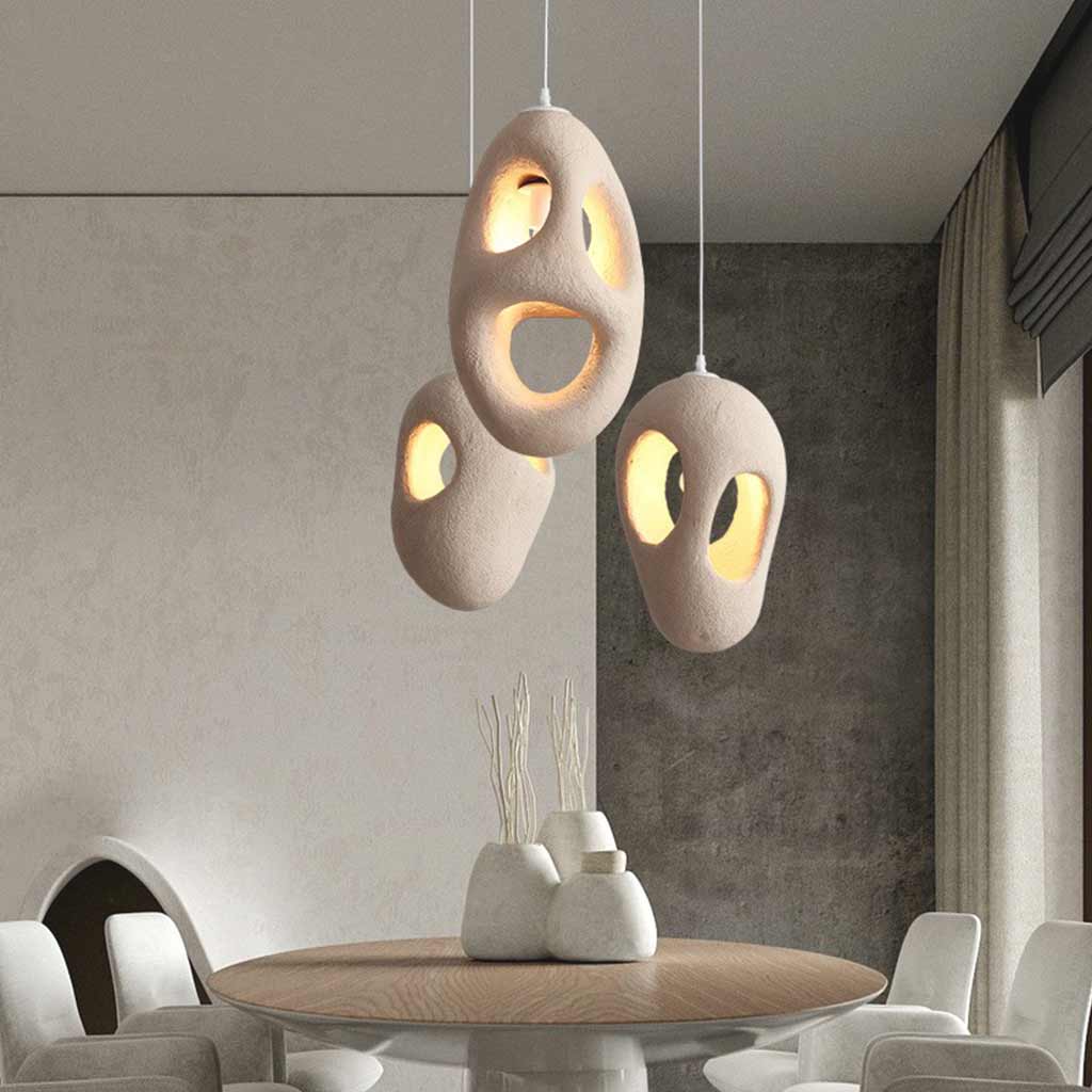 Hanging Ceiling Fixture with Adjustable LED 14-Inch Neutral Shade for Kitchen Island Dining Room Modern Overhead Lighting Fixture Polymer La | Thomler